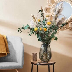 2x Trockenblumen Eukalyptus Länge 60cm FLOWER MARKET In Grün -Butlers butlers 2x trockenblumen eukalyptus lange 60cm flower market in grun 1