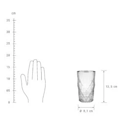 6x Longdrinkgläser Mit Silberrand 460ml UPSCALE In Transparent-Silber -Butlers butlers 6x longdrinkglaser mit silberrand 460ml upscale in transparent silber 3