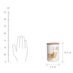 Aufbewahrungsdose Line Art 450ml QUEEN IT In Bunt -Butlers butlers aufbewahrungsdose line art 450ml queen it in bunt 3