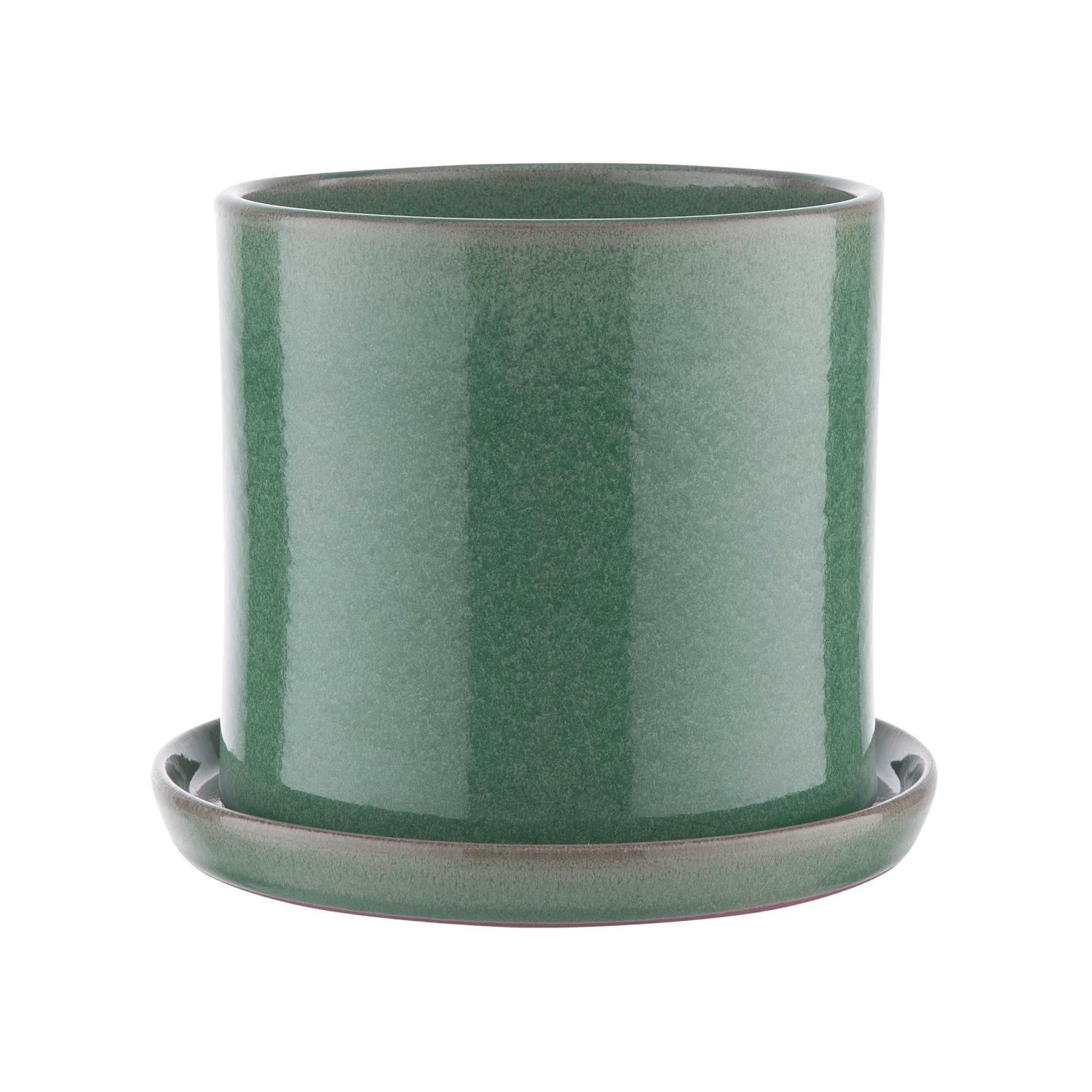 Blumentopf Mit Teller Ø16cm PLANT PLACE In Grün 3 Blumentopf Mit Teller Ø16cm PLANT PLACE In Grün