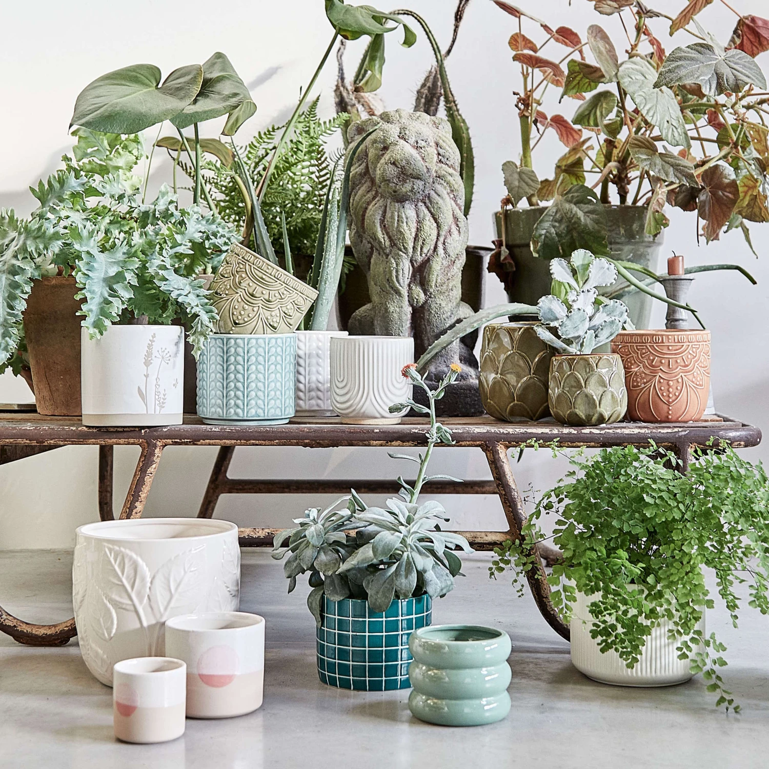 Blumentopf Ø15cm MARRAKESH In Salbei 4 Blumentopf Ø15cm MARRAKESH In Salbei – Bild 2