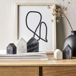 Butlers -Butlers butlers deko haus set 3 tlg blockhouse in grau 1