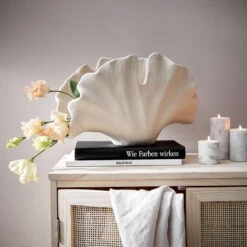 Deko-Objekt Blatt Höhe 21cm GINKGO In Creme 8 Deko-Objekt Blatt Höhe 21cm GINKGO In Creme -Butlers butlers deko objekt blatt hohe 21cm ginkgo in creme 1