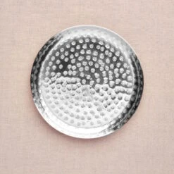 Deko-Teller Gehämmert Ø34cm ORIENTAL LOUNGE In Silber -Butlers butlers deko teller gehammert o34cm oriental lounge in silber 4