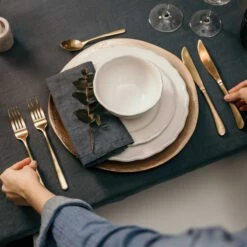 Deko-Teller Organisch Ø32cm BANQUET In Gold -Butlers butlers deko teller organisch o32cm banquet in gold 3