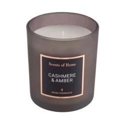 Duftkerze Cashmere & Amber Mit Sojawachs SCENTS OF HOME In Anthrazit -Butlers butlers duftkerze cashmere and amber mit sojawachs scents of home in anthrazit 1