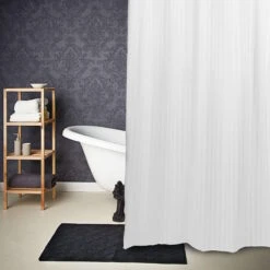 Duschvorhang Streifen WET WET WET In Weiß -Butlers butlers duschvorhang streifen wet wet wet in weiss 4