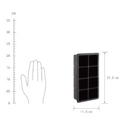 Eiswürfelform Für 8 XXL Eiswürfel COOL DOWN In Schwarz -Butlers butlers eiswurfelform fur 8 xxl eiswurfel cool down in schwarz 2