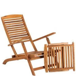 Gartenliege Mit Fußteil WEEKENDER In Braun -Butlers butlers gartenliege mit fussteil weekender in braun 4