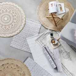 Hanf-Teppich Ø110cm ALL NATURE In Natur -Butlers butlers hanf teppich o110cm all nature in natur 8