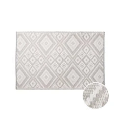 In- & Outdoor-Teppich Ethno L 150 X B 90cm COLOUR CLASH In Grau