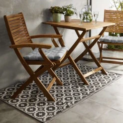 In- & Outdoor-Teppich Mosaik L 150 X B 90cm COLOUR CLASH In Schwarz -Butlers butlers in and outdoor teppich mosaik l 150 x b 90cm colour clash in schwarz 11