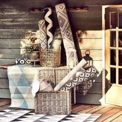 In- & Outdoor-Teppich Mosaik L 150 X B 90cm COLOUR CLASH In Schwarz -Butlers butlers in and outdoor teppich mosaik l 150 x b 90cm colour clash in schwarz 9