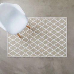 In- & Outdoor-Teppich Rauten L 180 X B 118cm COLOUR CLASH In Natur -Butlers butlers in and outdoor teppich rauten l 180 x b 118cm colour clash in natur 2