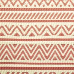 In- & Outdoor-Teppich Streifen Ø150cm COLOUR CLASH In Hellrot-Creme -Butlers butlers in and outdoor teppich streifen o150cm colour clash in hellrot creme 3