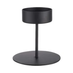 Kerzenhalter & Maxi Teelicht-Set HIGHLIGHT In Schwarz -Butlers butlers kerzenhalter and maxi teelicht set highlight in schwarz 1