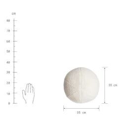 Kissen Rund Ø35cm BOB In Beige -Butlers butlers kissen rund o35cm bob in beige 3