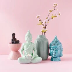 Kopf Höhe 23cm BUDDHA In Türkis -Butlers butlers kopf hohe 23cm buddha in turkis 5