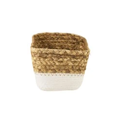 Korb Rechteckig L 17 X B 12cm RUSH ROPE In Natur-Weiß -Butlers butlers korb rechteckig l 17 x b 12cm rush rope in natur weiss 3