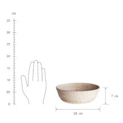 Korb Rund Ø20cm RONDA In Natur -Butlers butlers korb rund o20cm ronda in natur 2