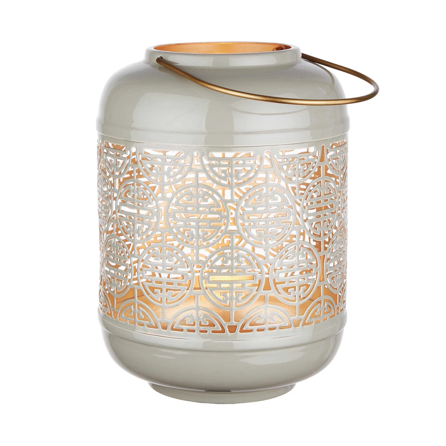 Laterne Höhe 26cm ZEN In Grau 4 Laterne Höhe 26cm ZEN In Grau – Bild 2