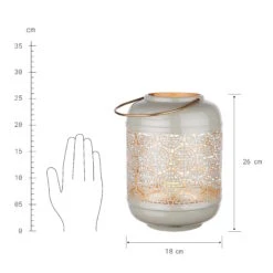 Laterne Höhe 26cm ZEN In Grau 8 Laterne Höhe 26cm ZEN In Grau -Butlers butlers laterne hohe 26cm zen in grau 2