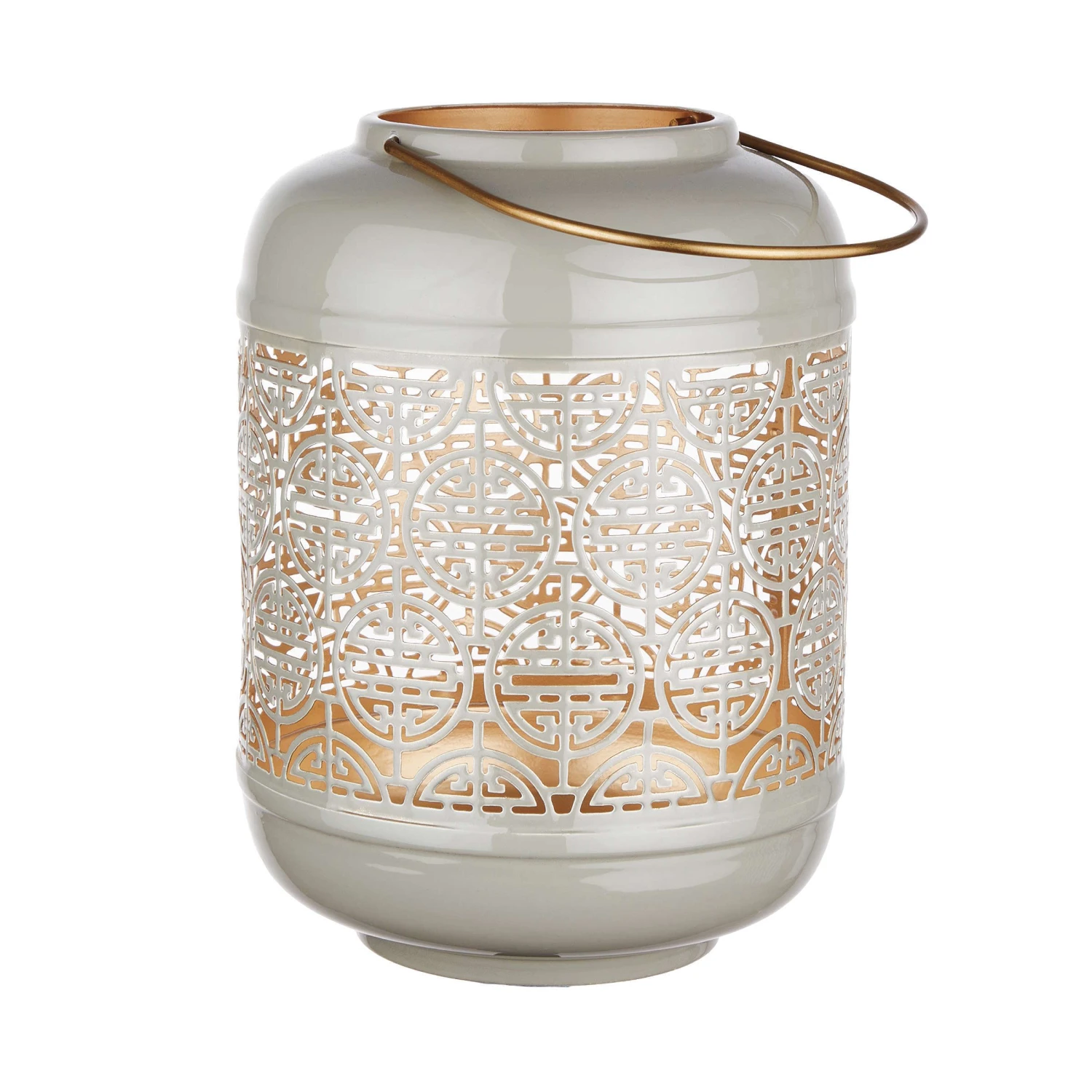 Laterne Höhe 26cm ZEN In Grau 3 Laterne Höhe 26cm ZEN In Grau