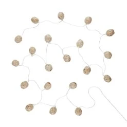 Butlers -Butlers butlers led lichterkette 20 bambuslichter mit usb batteriefach bondi lights in natur 1