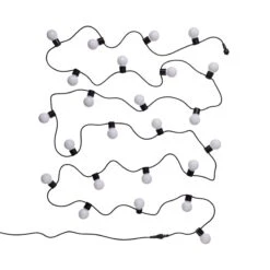 Lichterkette 24 Lichter Outdoor Länge 11m SUNSET In Schwarz-Weiß -Butlers butlers lichterkette 24 lichter outdoor lange 11m sunset in schwarz weiss 1