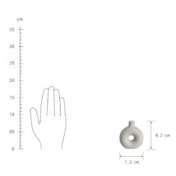 Mini Vase Höhe 8cm LOOPY In Hellgrau 12 Mini Vase Höhe 8cm LOOPY In Hellgrau -Butlers butlers mini vase hohe 8cm loopy in hellgrau 3