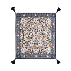 Picknickdecke L 175 X B 154cm BETWEEN FLOWERS In Dunkelblau -Butlers butlers picknickdecke l 175 x b 154cm between flowers in dunkelblau 2