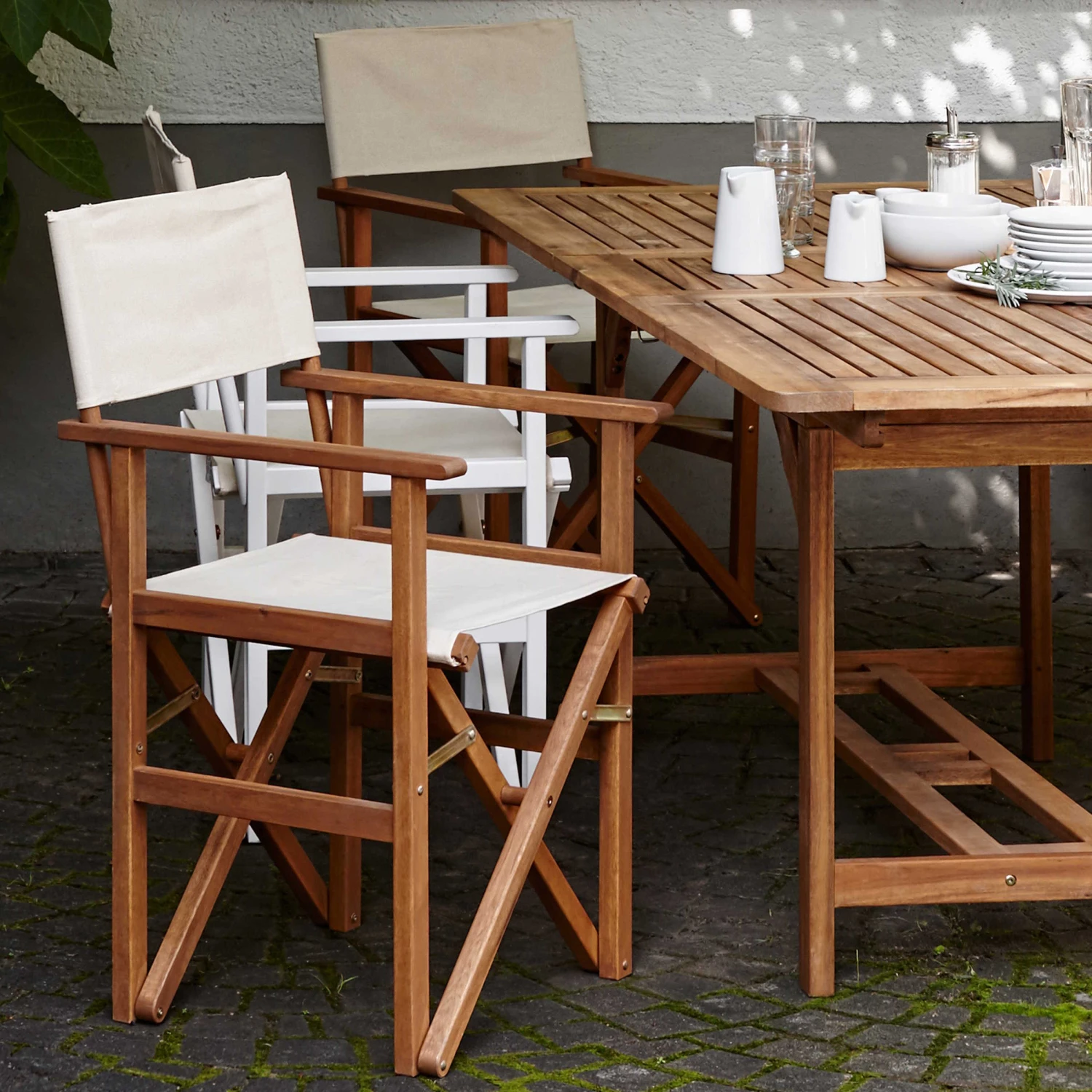 Regiestuhl HOLLYWOOD In Creme 4 Regiestuhl HOLLYWOOD In Creme – Bild 2