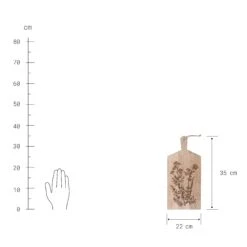 Schneidebrett Blumen L 35 X B 22cm FINE CUT In Braun -Butlers butlers schneidebrett blumen l 35 x b 22cm fine cut in braun 3