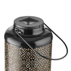Solar-Laterne H 24cm SOLANA In Schwarz-Gold -Butlers butlers solar laterne h 24cm solana in schwarz gold 3