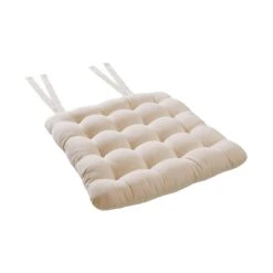 Stuhlkissen Mit Bändchen L 35 X B 37cm SOLID In Creme -Butlers butlers stuhlkissen mit bandchen l 35 x b 37cm solid in creme 3