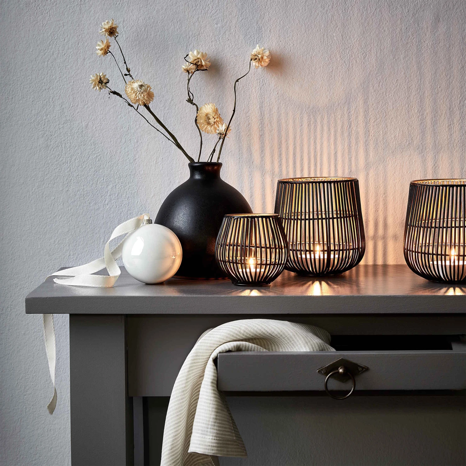 Vase Höhe 16cm MIO In Schwarz 11 Vase Höhe 16cm MIO In Schwarz – Bild 9