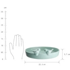 Vogelbad Ø23cm BIRDS PLACE In Salbei -Butlers butlers vogelbad o23cm birds place in salbei 2