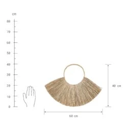 Wanddekoration L 60 X B 40cm BALI In Natur 5 Wanddekoration L 60 X B 40cm BALI In Natur -Butlers butlers wanddekoration l 60 x b 40cm bali in natur 1
